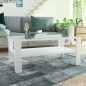 Tavolino da Caffè in Truciolato 100x59x42 cm Bianco Tavolino da Caffè in Truciolato 100x59x42 cm Bianco