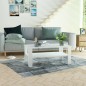 Tavolino da Caffè in Truciolato 100x59x42 cm Bianco Tavolino da Caffè in Truciolato 100x59x42 cm Bianco