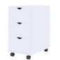 vidaXL Cassettiera 33x45x60 cm Bianca vidaXL Cassettiera 33x45x60 cm Bianca