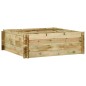 Fioriera Giardino Letto Vegetale in Legno di Pino 120x120x40cm Fioriera Giardino Letto Vegetale in Legno di Pino 120x120x40cm