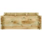 Fioriera Giardino Letto Vegetale in Legno di Pino 120x120x40cm Fioriera Giardino Letto Vegetale in Legno di Pino 120x120x40cm