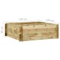 Fioriera Giardino Letto Vegetale in Legno di Pino 120x120x40cm Fioriera Giardino Letto Vegetale in Legno di Pino 120x120x40cm