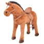Cavallo in Peluche in Piedi Marrone Cavallo in Peluche in Piedi Marrone