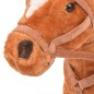 Cavallo in Peluche in Piedi Marrone Cavallo in Peluche in Piedi Marrone