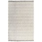 Tappeto Kilim in Cotone 160x230 cm con Motivi Grigio Talpa Tappeto Kilim in Cotone 160x230 cm con Motivi Grigio Talpa