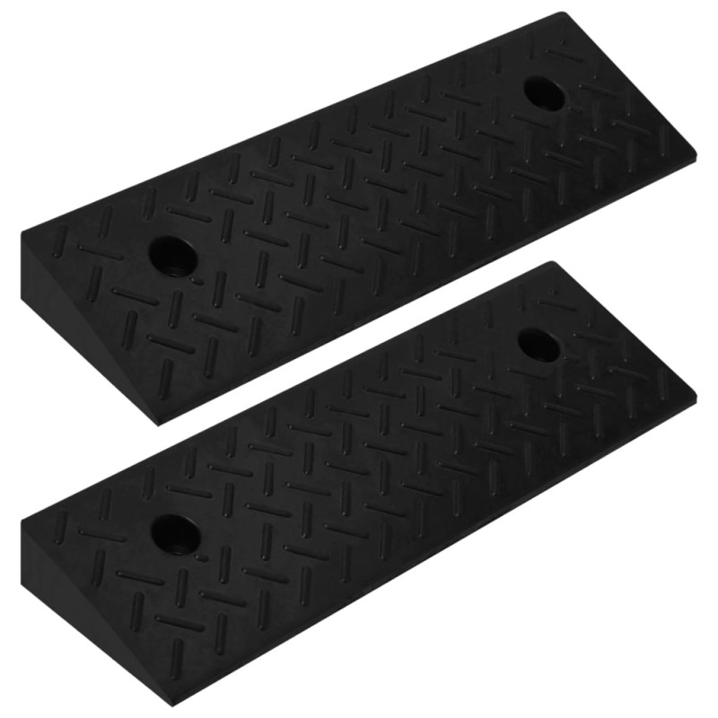Rampe per Cordolo 2 pz 50x17,5x5 cm in Gomma Rampe per Cordolo 2 pz 50x17,5x5 cm in Gomma
