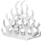 Portabottiglie da Tavola in Alluminio per 11 Bottiglie Argento Portabottiglie da Tavola in Alluminio per 11 Bottiglie Argento