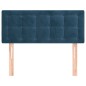 vidaXL Testiera Blu scuro 90x5x78/88 cm in Tessuto