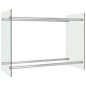 Porta Legna Trasparente 80x35x60 cm in Vetro Porta Legna Trasparente 80x35x60 cm in Vetro