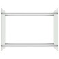 Porta Legna Trasparente 80x35x60 cm in Vetro Porta Legna Trasparente 80x35x60 cm in Vetro