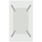 Porta Legna Trasparente 80x35x60 cm in Vetro Porta Legna Trasparente 80x35x60 cm in Vetro
