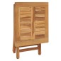 Lettino Prendisole con Tavolo in Legno Massello di Teak Lettino Prendisole con Tavolo in Legno Massello di Teak