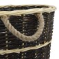 Cesta per Legna con Spallacci 57x51x69cm Salice Naturale Cesta per Legna con Spallacci 57x51x69cm Salice Naturale