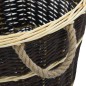 Cesta per Legna con Spallacci 57x51x69cm Salice Naturale Cesta per Legna con Spallacci 57x51x69cm Salice Naturale