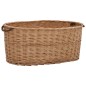 Cesta per Legna con Maniglie 78x54x34cm Salice Naturale Cesta per Legna con Maniglie 78x54x34cm Salice Naturale