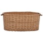Cesta per Legna con Maniglie 78x54x34cm Salice Naturale Cesta per Legna con Maniglie 78x54x34cm Salice Naturale