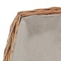 Cesta Legna da Ardere con Manico 61,5x46,5x58cm Marrone Salice Cesta Legna da Ardere con Manico 61,5x46,5x58cm Marrone Salice