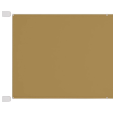 Paravento Verticale Beige 100x600 cm in Tessuto Oxford