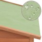 Pollaio con Casetta di Nidificazione in Legno Massello di Abete Pollaio con Casetta di Nidificazione in Legno Massello di Abete