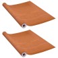 Pellicola Autoadesiva per Mobili Rovere Chiaro 500x90 cm in PVC Pellicola Autoadesiva per Mobili Rovere Chiaro 500x90 cm in PVC