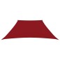 Parasole a Vela in Tela Oxford a Trapezio 3/5x4 m Rosso Parasole a Vela in Tela Oxford a Trapezio 3/5x4 m Rosso