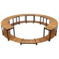 Bordo per Spa 273x53 cm in Legno Massello d'Acacia Bordo per Spa 273x53 cm in Legno Massello d'Acacia