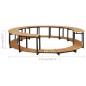 Bordo per Spa 273x53 cm in Legno Massello d'Acacia Bordo per Spa 273x53 cm in Legno Massello d'Acacia