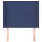 vidaXL Testiera ad Orecchio Blu 103x16x118/128 cm in Tessuto vidaXL Testiera ad Orecchio Blu 103x16x118/128 cm in Tessuto