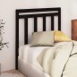 Testiera per Letto Nera 95x4x100 cm in Legno Massello di Pino Testiera per Letto Nera 95x4x100 cm in Legno Massello di Pino