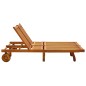 Lettino Prendisole per 2 Persone in Legno Massello di Acacia Lettino Prendisole per 2 Persone in Legno Massello di Acacia