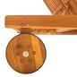 Lettino Prendisole per 2 Persone in Legno Massello di Acacia Lettino Prendisole per 2 Persone in Legno Massello di Acacia