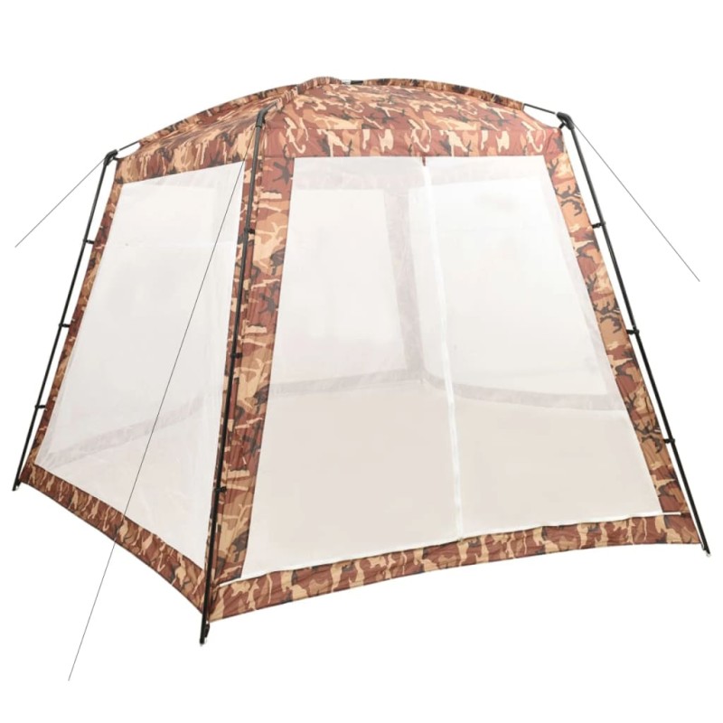 Tenda per Piscina in Tessuto 500x433x250 cm Mimetica Tenda per Piscina in Tessuto 500x433x250 cm Mimetica