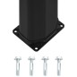 Outdoor Doccia Solare da Esterno con Soffione e Rubinetto 35 L Nero Outdoor Doccia Solare da Esterno con Soffione e Rubinetto 35 L Nero