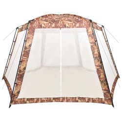 Tenda per Piscina in Tessuto 590x520x250 cm Mimetica