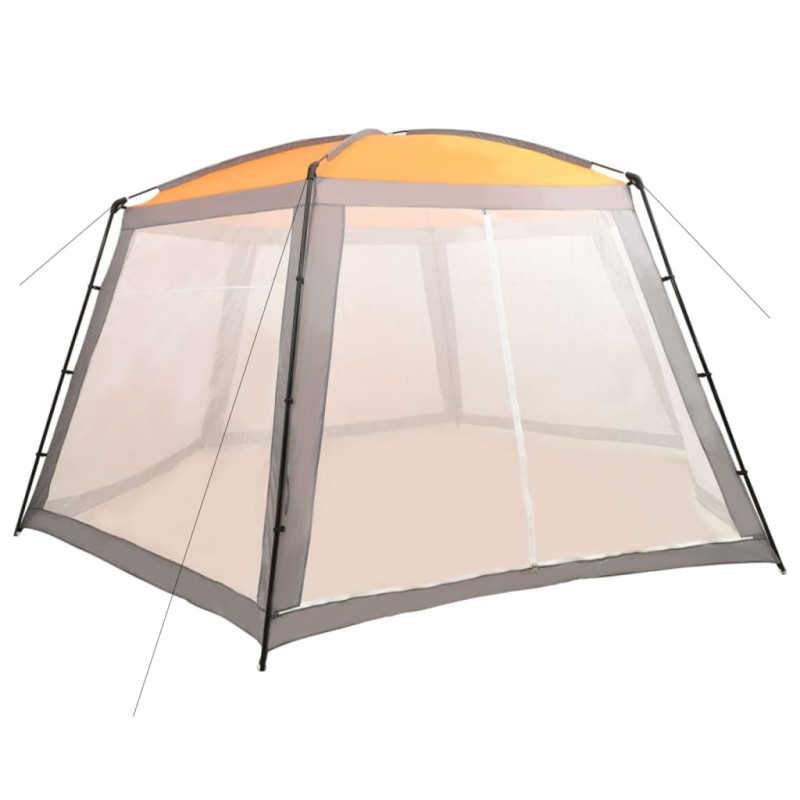 Tenda per Piscina in Tessuto 660x580x250 cm Grigia Tenda per Piscina in Tessuto 660x580x250 cm Grigia