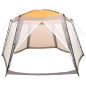 Tenda per Piscina in Tessuto 660x580x250 cm Grigia Tenda per Piscina in Tessuto 660x580x250 cm Grigia