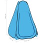 Tenda Doccia da Campeggio Pop Up Blu Tenda Doccia da Campeggio Pop Up Blu