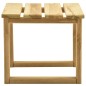 vidaXL Lettino Prendisole con Tavolino in Legno di Pino Impregnato vidaXL Lettino Prendisole con Tavolino in Legno di Pino Impregnato