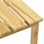 vidaXL Lettino Prendisole con Tavolino in Legno di Pino Impregnato vidaXL Lettino Prendisole con Tavolino in Legno di Pino Impregnato