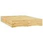 Lettino Prendisole Doppio in Legno di Pino Impregnato Lettino Prendisole Doppio in Legno di Pino Impregnato