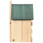 Casette per Uccelli 4 pz 23x19x33 cm in Legno di Abete Casette per Uccelli 4 pz 23x19x33 cm in Legno di Abete