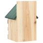 Casette per Uccelli 4 pz 23x19x33 cm in Legno di Abete Casette per Uccelli 4 pz 23x19x33 cm in Legno di Abete