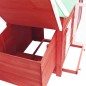 Pollaio con Casetta Nidificazione Rosso 190x72x102 cm in Abete Pollaio con Casetta Nidificazione Rosso 190x72x102 cm in Abete