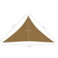 Vela Parasole 160 g/m² Talpa 3,5x3,5x4,9 m in HDPE