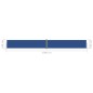 Tenda Laterale Retrattile Blu 140x1200 cm Tenda Laterale Retrattile Blu 140x1200 cm