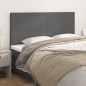 vidaXL Testiera 4 pz Grigio 90x5x78/88 cm in Similpelle