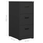Schedario Antracite 46x62x102,5 cm in Acciaio Schedario Antracite 46x62x102,5 cm in Acciaio