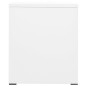 vidaXL Schedario Bianco 46x62x72,5 cm in Acciaio vidaXL Schedario Bianco 46x62x72,5 cm in Acciaio