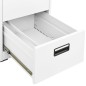 vidaXL Schedario Bianco 46x62x72,5 cm in Acciaio vidaXL Schedario Bianco 46x62x72,5 cm in Acciaio