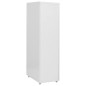 Schedario Mobile Grigio 28x41x109 cm in Metallo